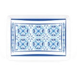 "Blues" Serving Tray with Handles, Rectangular