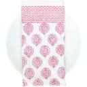 rozablue Servilletas de Tela, 4 uds. - Little Lotus Roza