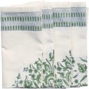 Cloth Napkins, 4 pieces, Varmala Green (4 items)