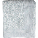 Mantel Rectangular - Pequeño, Floral Mineral Green