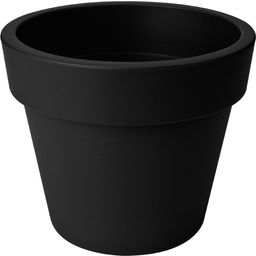 elho green basics top planter, 30 cm - nero