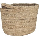 IB Laursen Panier en Jute avec Anse - Ø 23 x H 23 cm