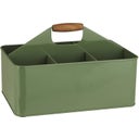 IB Laursen Metal Box, 6 Compartments  - green