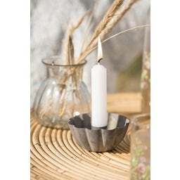 Candle Holder for Stick Candles  - Wavy Edge - 1 item