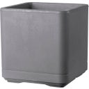 Pflanztopf Quadro Cosmo 38 cm, Aschgrau
