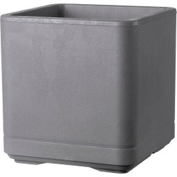 Deroma Pflanztopf Quadro Cosmo 38 cm - Aschgrau