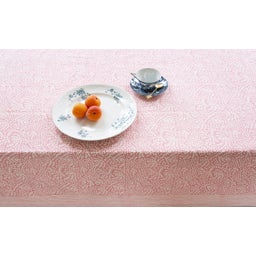 rozablue Rectangular Tablecloth, Small - Floral Coral