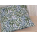 rozablue Square Cushion - Chintz  blue