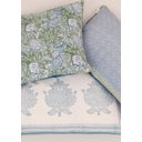 rozablue Square Cushion - Chintz  blue