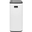 Bo Touch Bin 2 x 30 L mit 2 Kunststoffeinsätzen - White