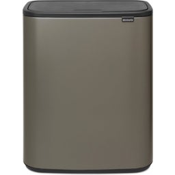 Bo Touch Bin 2 x 30 L med 2 Plastinsatser - Platinum