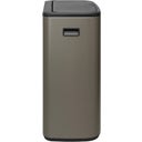 Bo Touch Bin 2 x 30 L med 2 Plastinsatser - Platinum