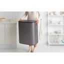 Bo Touch Bin 2 x 30 L med 2 Plastinsatser - Platinum