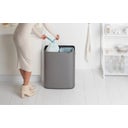 Bo Touch Bin 2 x 30 L med 2 Plastinsatser - Platinum