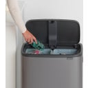 Bo Touch Bin 2 x 30 L med 2 Plastinsatser - Platinum