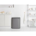 Bo Touch Bin 2 x 30 L med 2 Plastinsatser - Platinum