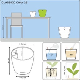 Lechuza Planter CLASSICO Color 21