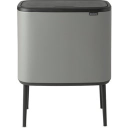 Brabantia Bo Touch Bin 36 L met Kunststof Inzet - Mineral Concrete Grey