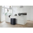 Bo Touch Bin 60 L mit 1 Kunststoffeinsatz - Matt Black