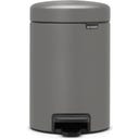 Brabantia Poubelle à Pédale Newicon 3L - Mineral Concrete Grey