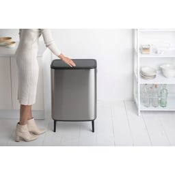 Brabantia Bo Touch Bin Hi 60 L - Matt Steel Fingerprint Proof
