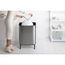 Brabantia Bo Touch Bin Hi 60 L - Matt Steel Fingerprint Proof