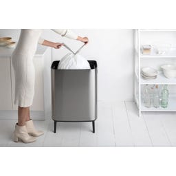 Brabantia Bo Touch Bin Hi 60 L - Matt Steel Fingerprint Proof