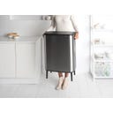 Brabantia Bo Touch Bin Hi 60 L - Matt Steel Fingerprint Proof