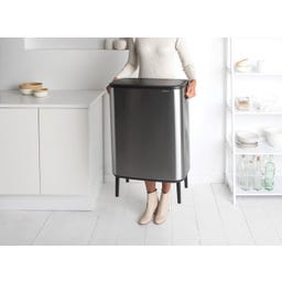 Brabantia Bo Touch Bin Hi 60 L - Matt Steel Fingerprint Proof