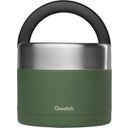 Qwetch Insulated Lunch Box with Handle, 850 ml - Matt Khaki