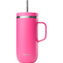 Qwetch Isotherm Cold Cup met Handvat, 600ml - Mat magenta