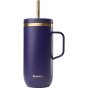 Qwetch Cold Cup con Manico - 600 ml - Viola scuro e oro