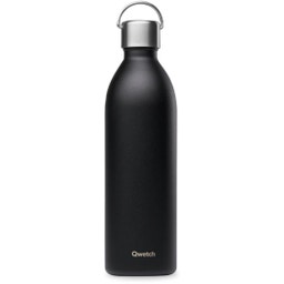 Qwetch Borraccia Termica Active - 1 L - Nero opaco