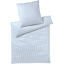 Hamburger Stripes Mako Satin Pillowcase, blue