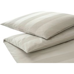 elegante En Bloc Jacquard Pillowcase, pebble - 40 x 80 cm