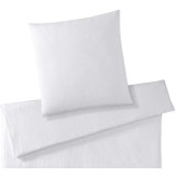 elegante Smooth Muslin Pillowcase, white