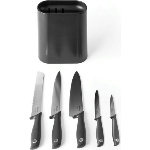 Brabantia Tasty+ Knivblock + 5 Knivar - 1 Set