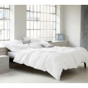 elegante Breezee Half-Linen Duvet Cover, white - 135/140 x 200 cm