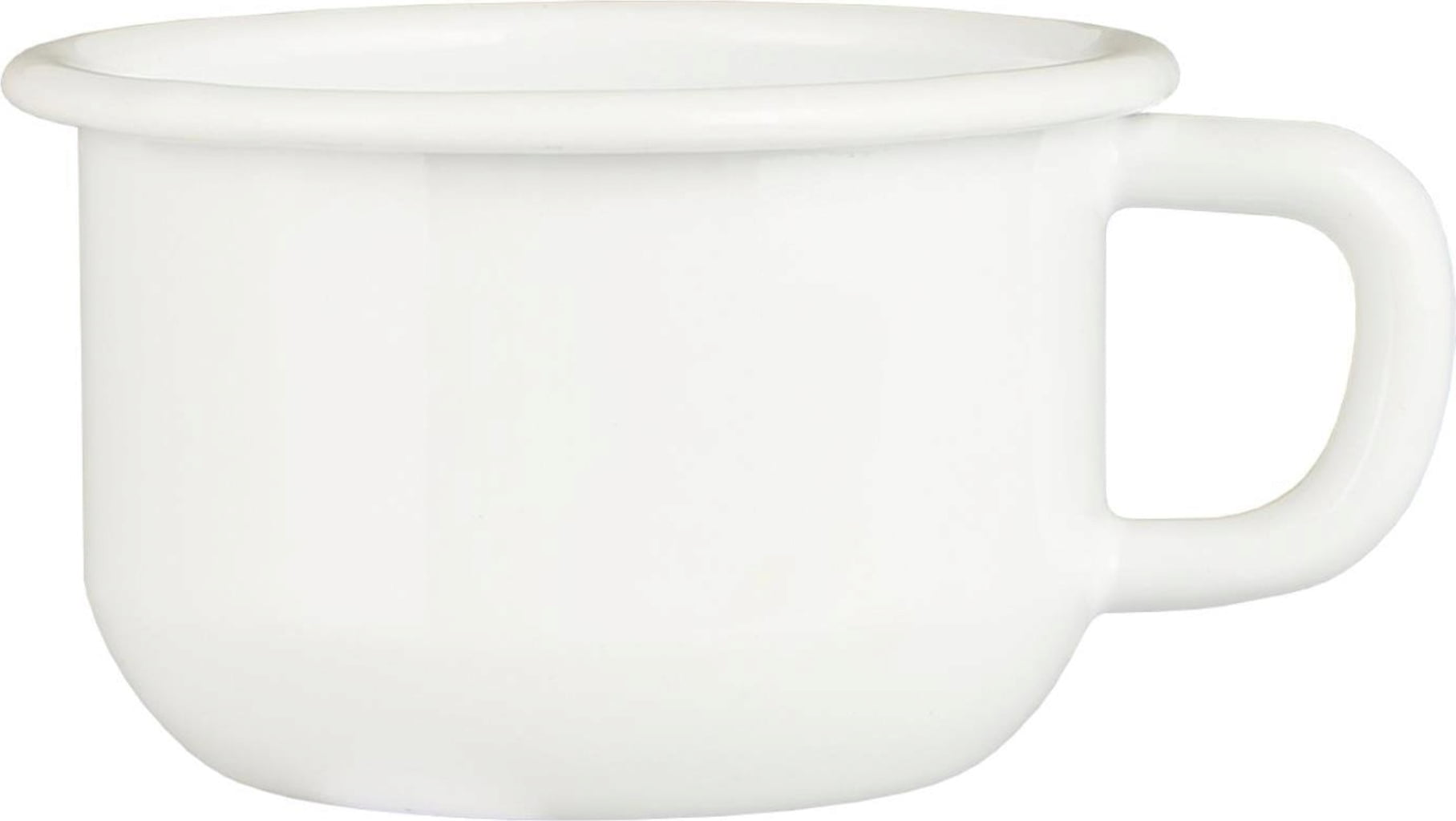 IB Laursen Tasse aus Emaille - Weiß