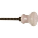 IB Laursen Ceramic Door Knob - Pink Malva