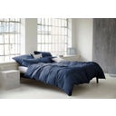 elegante Breezee Half-Linen Duvet Cover, marine - 135/140 x 200 cm