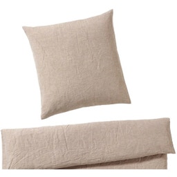 elegante Breezee Half-Linen Pillowcase, sand - 40 x 40 cm