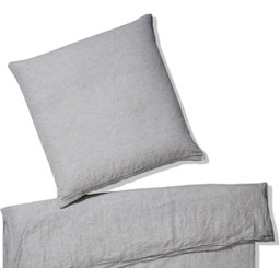 Breezee Half-Linen Pillowcase, light grey - 40 x 40 cm