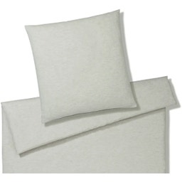 elegante Breezee Half-Linen Pillowcase, chalk - 40 x 40 cm