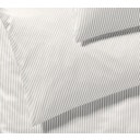 Hamburger Stripes Mako Satin Pillowcase, sand - 40 x 40 cm