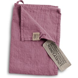 Lovely Linen Gästhandduk / Tablett - Old Rose