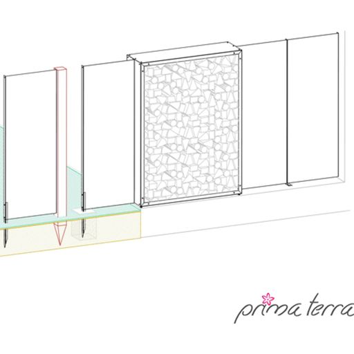 Prima terra Privacy Protection - 158 x 60 cm