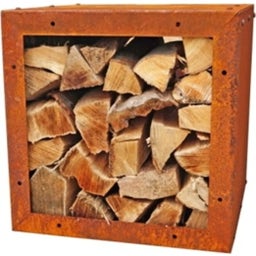 prima terra Kaminholzregal Infinita Edelrost - 38 x 38 cm