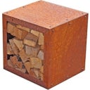 prima terra Kaminholzregal Infinita Edelrost - 38 x 38 cm