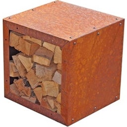 prima terra Kaminholzregal Infinita Edelrost - 38 x 38 cm